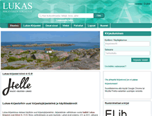 Tablet Screenshot of lukas.verkkokirjasto.fi