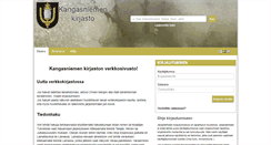Desktop Screenshot of kangasniemi.verkkokirjasto.fi