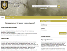 Tablet Screenshot of kangasniemi.verkkokirjasto.fi